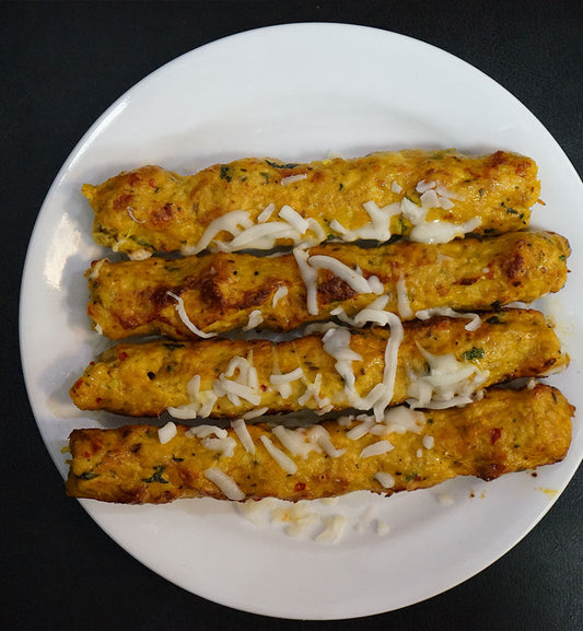 Chicken Cheese Seekh Kebab - 4 pcs